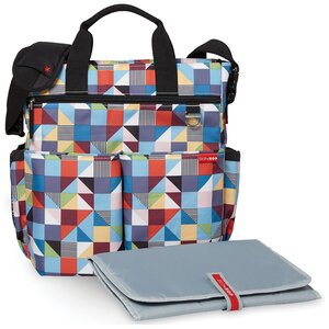 Сумка для мамы на коляску Duo Signature 35*33*11 см, цветные призмы Skip Hop фото 1