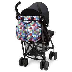 Сумка для мамы на коляску Duo Signature 35*33*11 см, цветные призмы Skip Hop фото 3