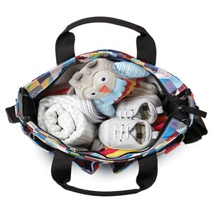 Сумка для мамы на коляску Duo Signature 35*33*11 см, цветные призмы Skip Hop фото 4