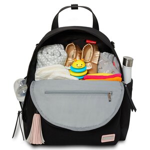 Рюкзак для мамы Nolita Neoprene Diaper 46*33 см серый с черным Skip Hop фото 5