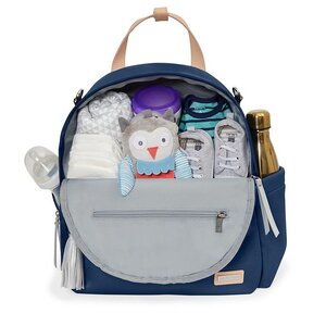 Рюкзак для мамы Nolita Neoprene Diaper 46*33 см черный с синим Skip Hop фото 4