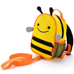 Мини-рюкзак с поводком для малышей Пчела Бруклин 23 см Skip Hop фото 2