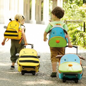 Детский чемодан на колесиках Пчела Бруклин 32*46 см Skip Hop фото 5