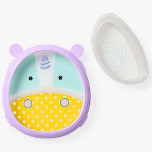Детская тарелка 2 в 1 Единорог Эврика 20 см Skip Hop (Скип Хоп) фото 4