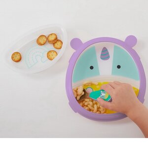 Детская тарелка 2 в 1 Единорог Эврика 20 см Skip Hop (Скип Хоп) фото 3
