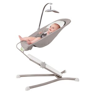 Шезлонг для новорожденных Uplift Multi-Level Baby Bouncer до 11 кг с 3 уровнями высоты Skip Hop фото 1