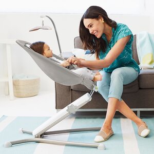 Шезлонг для новорожденных Uplift Multi-Level Baby Bouncer до 11 кг с 3 уровнями высоты Skip Hop фото 3