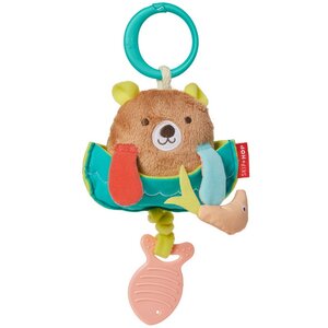 Развивающая игрушка-подвеска Медвежонок 29 см с прорезывателем и вибрацией