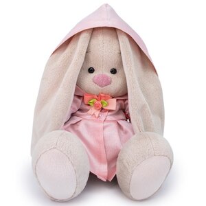 Мягкая игрушка Зайка Ми в розовом плаще 18 см
