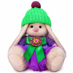 Мягкая игрушка Зайка Ми Пурпурный Александрит, коллекция Самоцветы