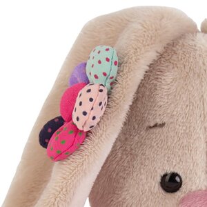 Мягкая игрушка Зайка Ми в розовом сарафанчике с ромашкой 15 см коллекция Малыши Budi Basa (Буди Баса) фото 2