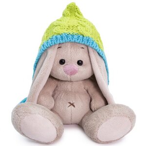 Мягкая игрушка Зайка Ми в шапочке с кисточками 15 см коллекция Малыши Budi Basa фото 1