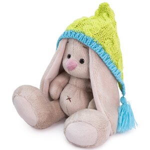 Мягкая игрушка Зайка Ми в шапочке с кисточками 15 см коллекция Малыши Budi Basa фото 2