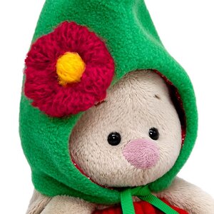 Мягкая игрушка Зайка Ми в зеленом колпачке 15 см коллекция Малыши Budi Basa фото 3