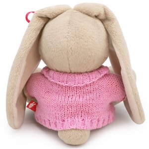 Мягкая игрушка Зайка Ми в свитере с сердцем 15 см коллекция Малыши Budi Basa фото 3