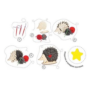 Набор для декорирования нитками Ежик Prosto (Просто) фото 3