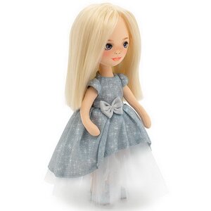 Мягкая кукла Sweet Sisters: Mia в голубом платье 32 см, коллекция Вечерний шик Orange Toys фото 4