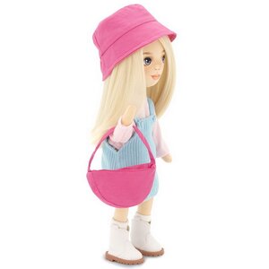 Мягкая кукла Sweet Sisters: Mia в голубом сарафане 32 см, коллекция Весна Orange Toys фото 8