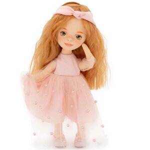 Мягкая кукла Sweet Sisters: Sunny в светло-розовом платье 32 см, коллекция Вечерний шик