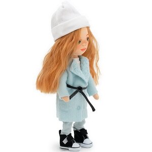 Мягкая кукла Sweet Sisters: Sunny в пальто мятного цвета 32 см, коллекция Европейская зима Orange Toys фото 2