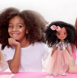 Мягкая кукла Sweet Sisters: Tina в розовом платье 32 см, коллекция Вечерний шик