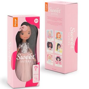 Мягкая кукла Sweet Sisters: Tina в розовом платье 32 см, коллекция Вечерний шик Orange Toys фото 9