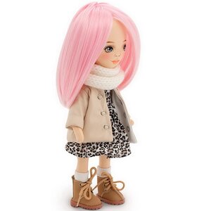 Мягкая кукла Sweet Sisters: Billie в кожаном пуховике 32 см, коллекция Европейская зима Orange Toys фото 4