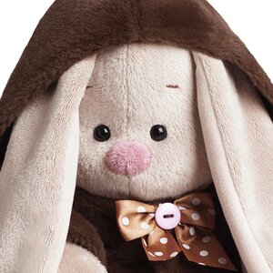 Мягкая игрушка Зайка Ми в коричневой шубке и розовом платье 32 см, коллекция Винтаж Budi Basa фото 3