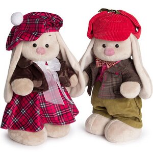 Мягкая игрушка Зайка Ми Эдинбург мальчик 25 см коллекция Британские каникулы Budi Basa фото 4