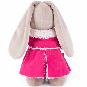 Мягкая игрушка Зайка Ми в платье и розовой дубленке 32 см коллекция Город Budi Basa фото 5