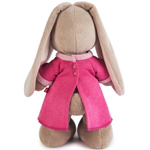 Мягкая игрушка Зайка Ми в розовом платье с вишенкой 25 см коллекция Город Budi Basa фото 3