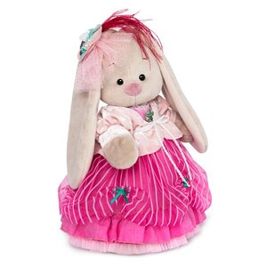 Мягкая игрушка Зайка Ми барышня в карамельно-розовом 25 см коллекция Барышня и Кавалер