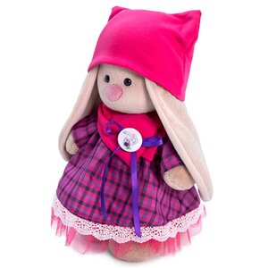 Мягкая игрушка Зайка Ми в платье со снудом и шапкой 32 см Budi Basa фото 2