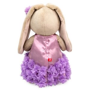 Мягкая игрушка Зайка Ми в платье с оборкой из цветов 25 см Budi Basa фото 3