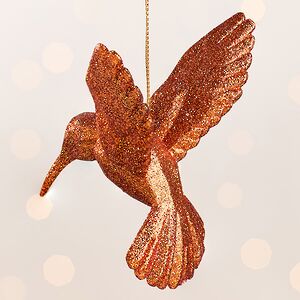 Елочная игрушка Колибри Shiny Amber 10 см, подвеска Kurts Adler фото 3