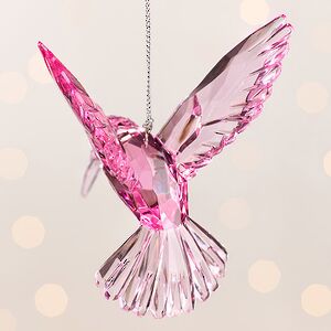 Елочная игрушка Колибри Crystal Pink 10 см, подвеска Kurts Adler фото 3