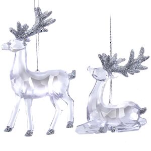 Елочная игрушка Хрустальный Олень Ларри 9 см, подвеска Kurts Adler фото 8