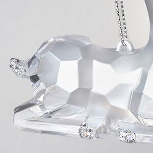 Елочная игрушка Хрустальный Олень Ларри 9 см, подвеска Kurts Adler фото 4