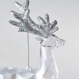 Елочная игрушка Хрустальный Олень Клири 15 см, подвеска Kurts Adler фото 2