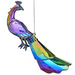 Елочная игрушка Радужный Павлин 16.5 см, подвеска Kurts Adler фото 2