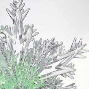 Елочная игрушка Снежинка Frozen Grace 13 см, подвеска Kurts Adler фото 2