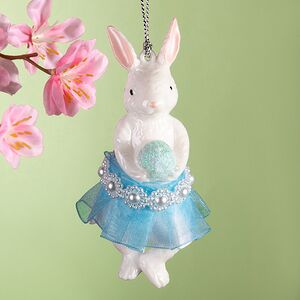 Подвесное украшение Зайка Марта - Вестница Пасхи 9 см