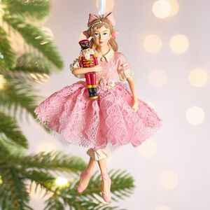 Елочная игрушка Клара с Щелкунчиком - Petite Menuet 13 см, подвеска