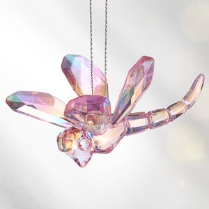 Елочная игрушка Стрекоза Rose Murmure 5 см, подвеска Kurts Adler фото 2