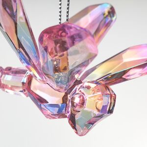 Елочная игрушка Стрекоза Rose Murmure 5 см, подвеска Kurts Adler фото 3