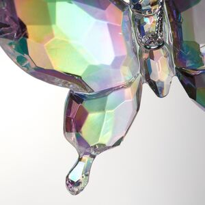 Елочная игрушка Бабочка Blanc Murmure 6 см, подвеска Kurts Adler фото 3