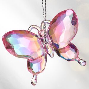 Елочная игрушка Бабочка Rose Murmure 6 см, подвеска Kurts Adler фото 4