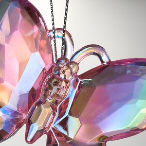 Елочная игрушка Бабочка Rose Murmure 6 см, подвеска Kurts Adler фото 2