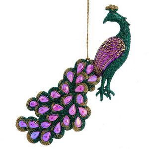 Елочная игрушка Павлин Фостен: Arbeau Pavo 18 см, подвеска