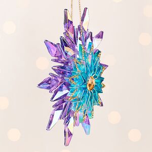 Елочная игрушка Снежинка Мариз - Anima Pavone 11 см, подвеска Kurts Adler фото 5